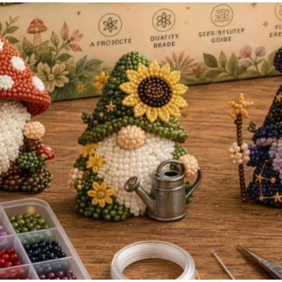 Y533 Adult And Teenager Animal Beading Kit, Cute 3D Animal Beading DIY Set, Includes Colorful Beads And Instructions, For Creative Jewelry Art Projects